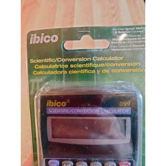Vintage Ibico 099 99 Calculator Brand New In Package Scientific/ Conversion Calc - Picture 3 of 5